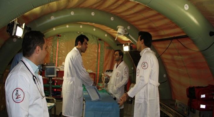 ۳۵۰۰ رومشکانی از خدمات بیمارستان صحرایی بهره‌مند شدند