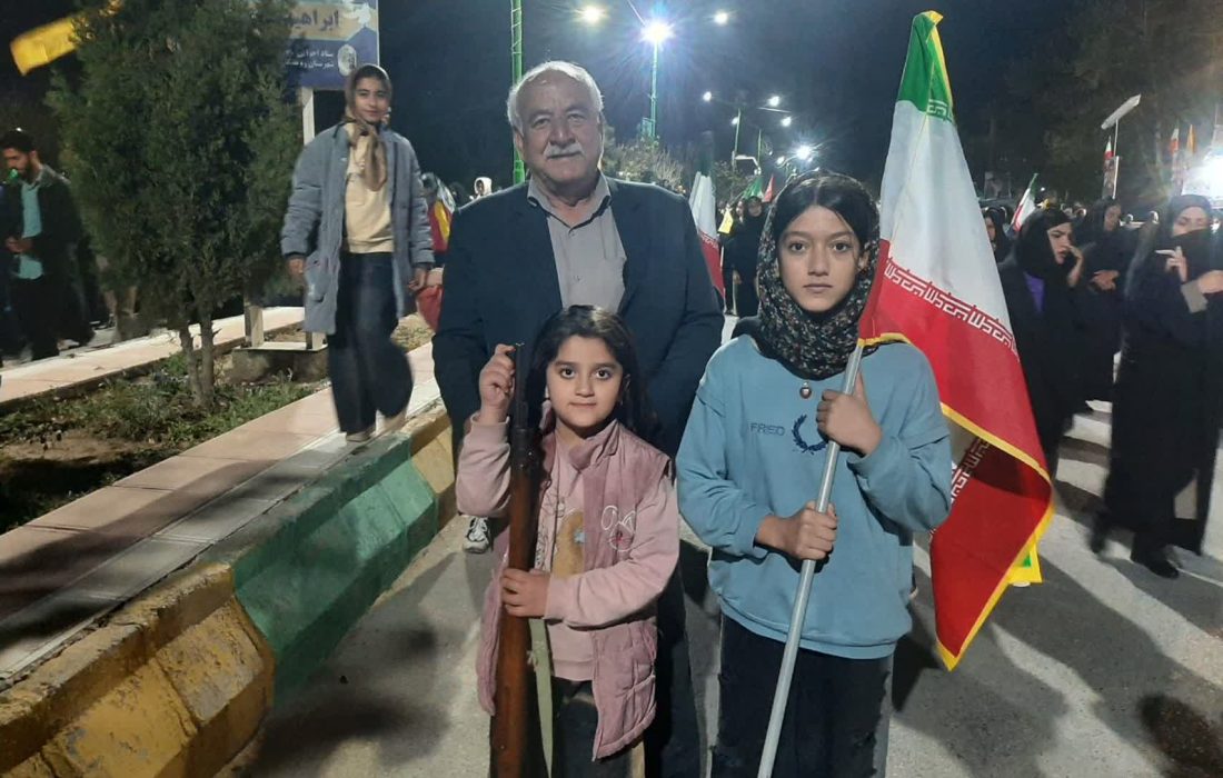 حضور پرشور رومشکانی‌ها در شب ۸۸تجمعات مردمی