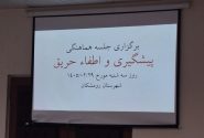 برگزاری جلسه پیشگیری و اطفای حریق در فرمانداری رومشکان
