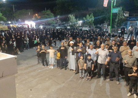 شور حسینی در رومشکان با آغاز محرم و برگزاری حماسه خیابان