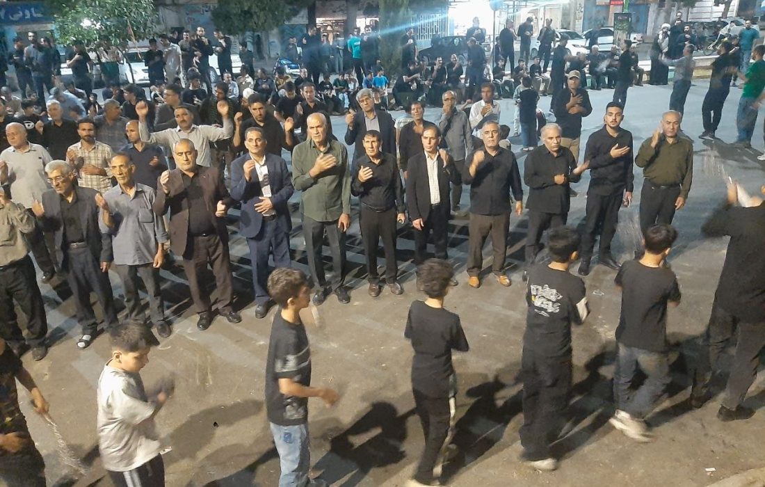 حضور گسترده رومشکانی‌ها در نخستین شب محرم با حماسه خیابان