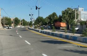 اجرای ۱۸ کیلومتر خط‌کشی معابر اصلی شهر سوری