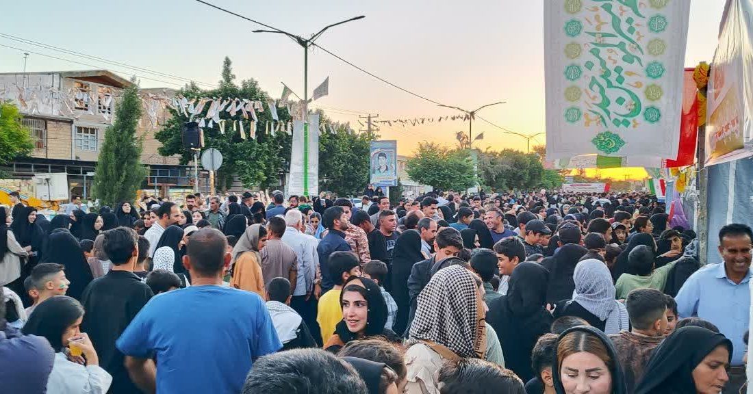 جشن غدیر در رومشکان، از دل مردم و برای دل مردم
