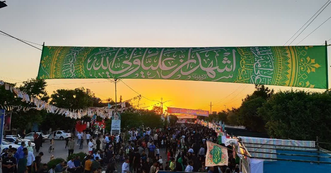 رومشکان غرق در شور و شادی عید ولایت