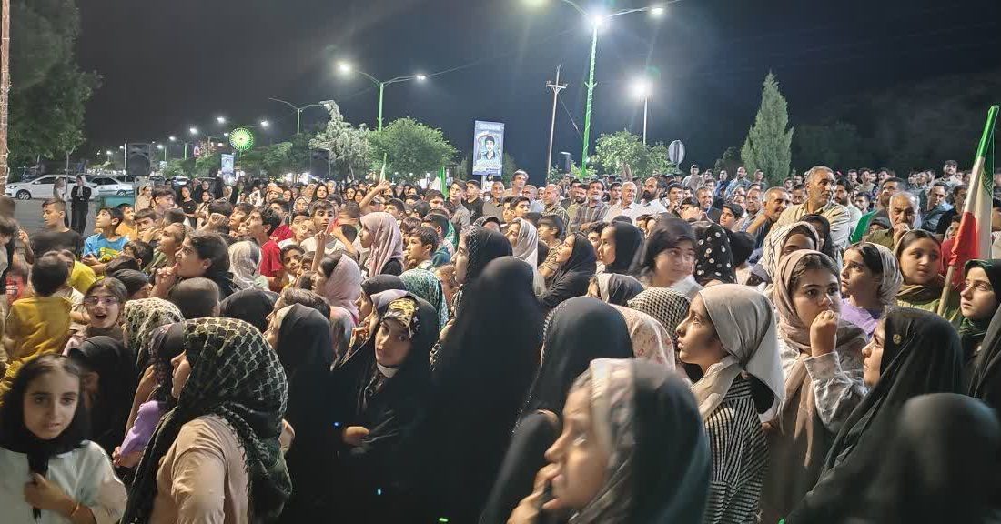 فریاد وحدت از خیابان‌های رومشکان