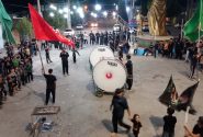 بازوند در سوگ سیدالشهدا(ع) غرق در ماتم شد