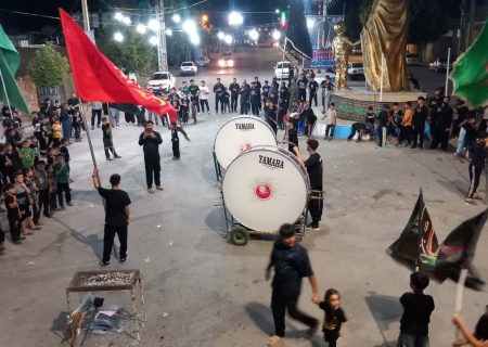 بازوند در سوگ سیدالشهدا(ع) غرق در ماتم شد