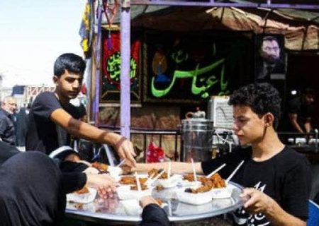اهدای ثواب خدمت به زائران اربعین از سوی موکب‌داران رومشکانی به شهدای جنگ رمضان