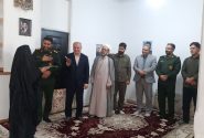 دیدار مسئولان رومشکان با همسر شهید ملک‌محمد عبدی گاوکش