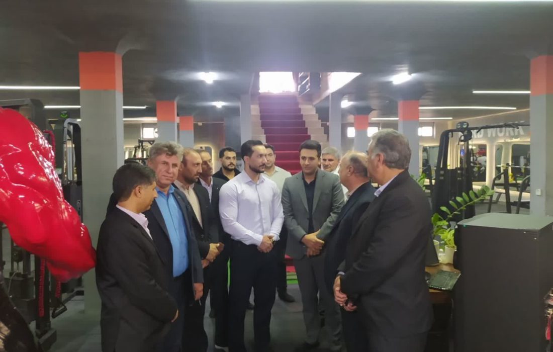 باشگاه بدنسازی در شهر چغابل به دست فرماندار افتتاح شد