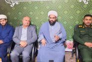 دیدار فرمانده، فرماندار، مسئول نمایندگی ولیفقیه و کارکنان ناحیه مقاومت رومشکان با امام جمعه