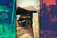 «سیاه‌چادر» کارگاه یک آهنگر در شهرستان رومشکان